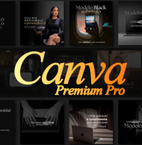 Canva Premium Pro (+700 Modelos Templates + 3 Bónus)